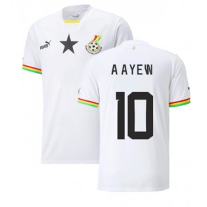 Lacne Muži Futbalové dres Ghana Andre Ayew #10 MS 2022 Krátky Rukáv - Domáci